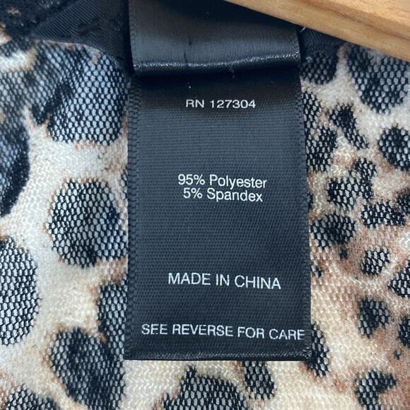 Ali Miles Open Front Animal Print Cardigan XL - Picture 7 of 8